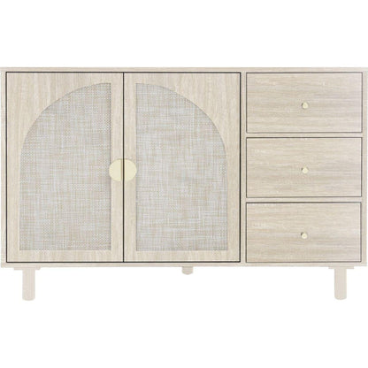 2 Door 3 Drawer Cabinet, Suitable for Bedroom, Living Room, Study