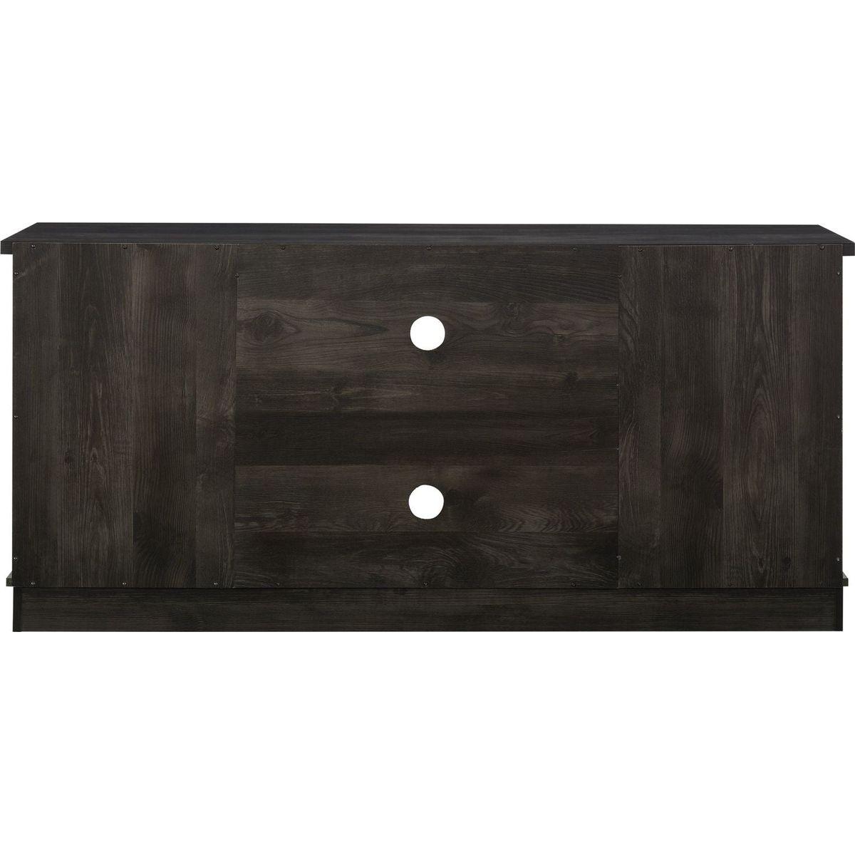 Multipurpose Sliding Door TV Stand Large Storage Cabinet with 2 Sliding Fluted Glass Tempered Doors, TV Up to 65", TV Desk Storage Rack, Charcoal GREY, 59.13"Wx15.94"Dx27.8"H