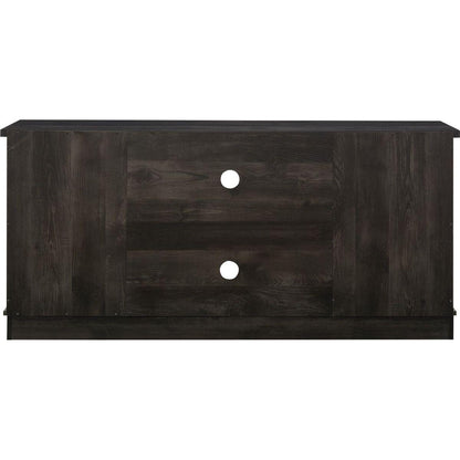 Multipurpose Sliding Door TV Stand Large Storage Cabinet with 2 Sliding Fluted Glass Tempered Doors, TV Up to 65", TV Desk Storage Rack, Charcoal GREY, 59.13"Wx15.94"Dx27.8"H