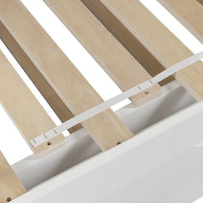 Extending Daybed with Trundle, Wooden Daybed with Trundle, White