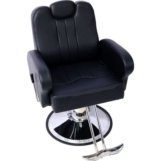 Artist hand Hair Stylist All Purpose Barber Chair for Barbershop Salon Chair,Heavy Duty Hydraulic Barber Chair Spa Furniture Shampoo Reclining Extra Wider Seat Beauty Hair Salon Equipment black