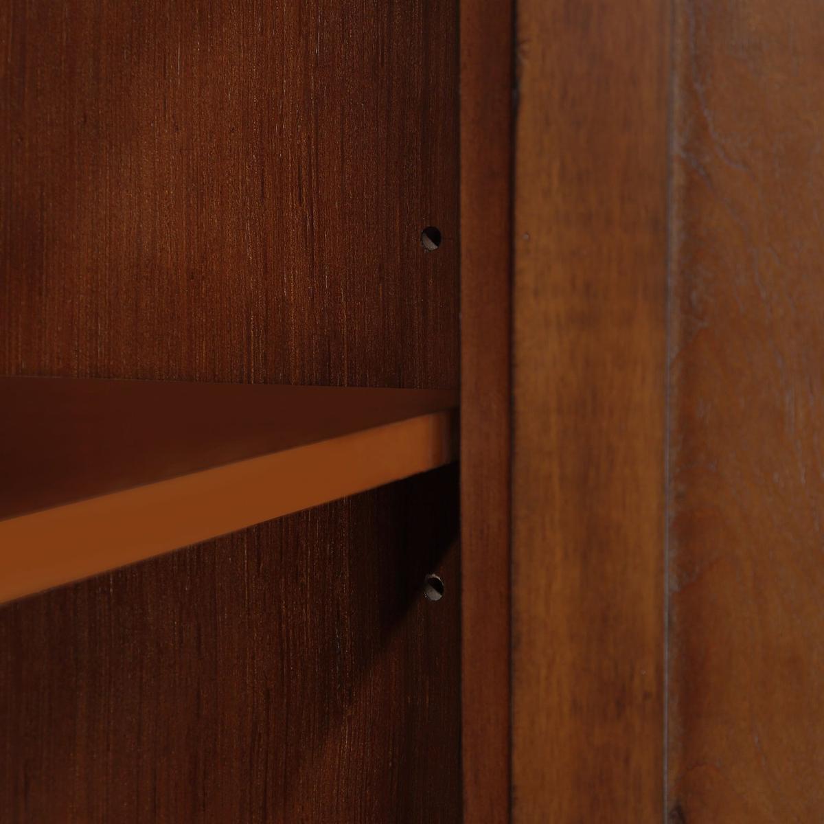 40" Console Table with Storage Shelf, Retro Entryway Table with Adjustable Storage Shelf, Sofa Couch Table for Hallway, Entry Way, Living Room, Foyer, Light Espresso