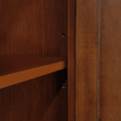 40" Console Table with Storage Shelf, Retro Entryway Table with Adjustable Storage Shelf, Sofa Couch Table for Hallway, Entry Way, Living Room, Foyer, Light Espresso