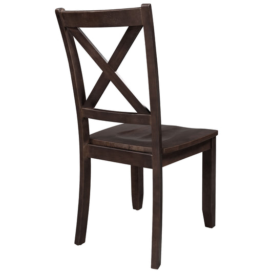 TOPMAX 3-Piece Wood Drop Leaf Breakfast Nook Dining Chairs