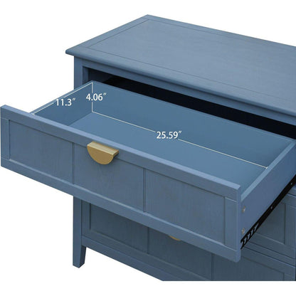 3 Drawer Cabinet, American Furniture,Suitable for bedroom, living room, study