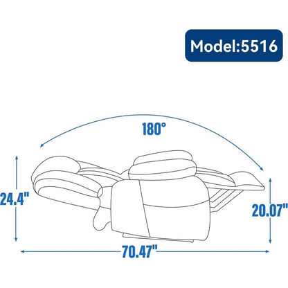 Dual Motor Infinite Position Up to 350 LBS Electric Medium size Brown Power Lift Recliner Chair with 8-Point Vibration Massage and Lumbar Heating