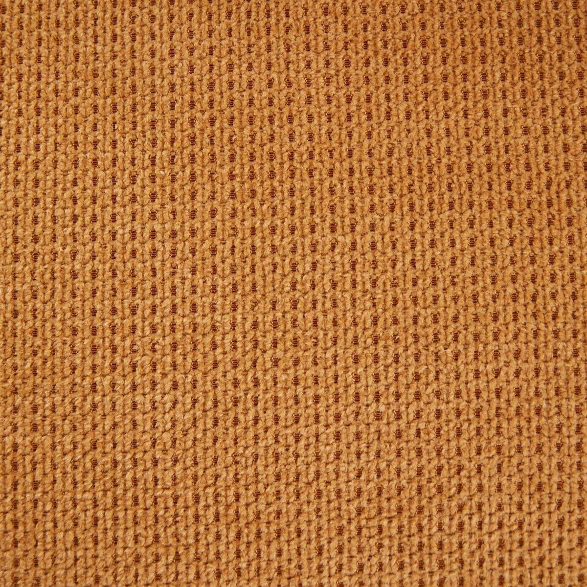 Rayon Cloth Flocking Linen Dining Chairs Channel Kitchen Dinner Chair Comfy Fabric Upholstered Accent Chair for Dining Room with Curved Solid Wood Legs,Set of 2 (Gold)