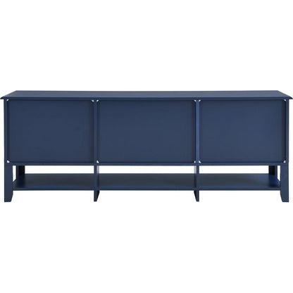 TV Stand for TVs up to 60", Entertainment Center with Multifunctional Storage Space, TV Cabinet with Modern Design, Media Console for Living Room, Bedroom - Streamdale Furniture