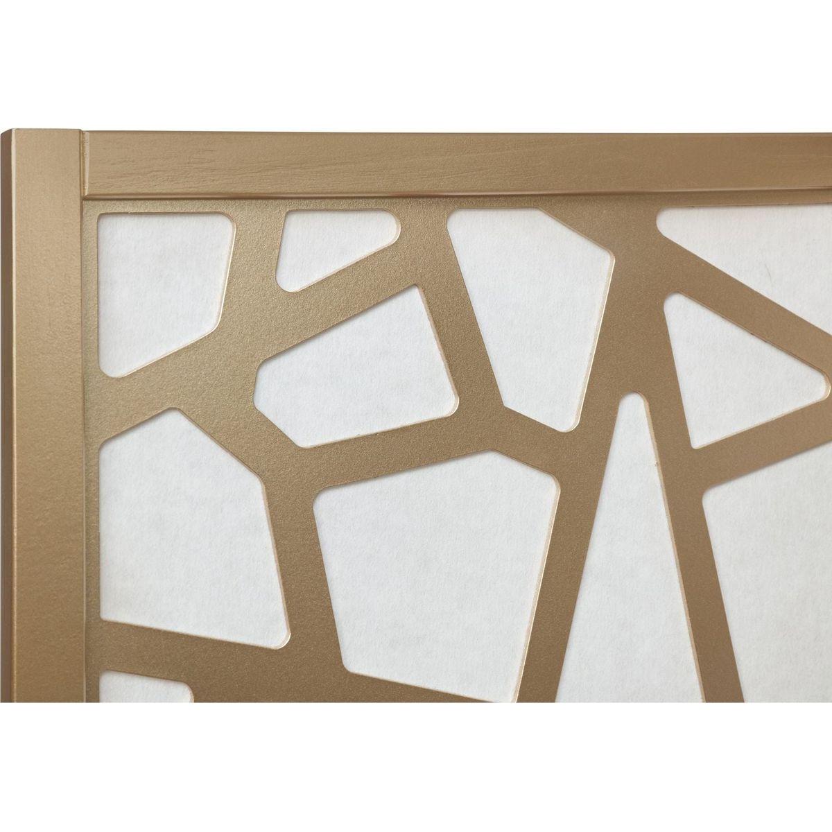 Giyano 4 Panel Screen Room Divider, Gold - Streamdale Furniture