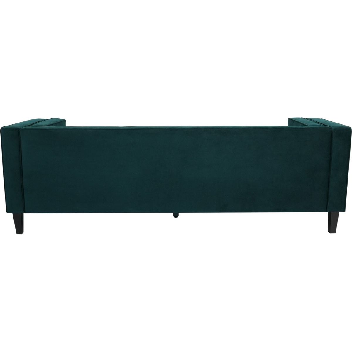 3-Seater Sofa, Upholstered Tufted Coach, Velvet Sofa, Green