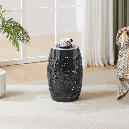 RUBY12" SIDE TABLE -BLACK