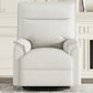 360 Degree Swivel Recliner Manual Recliner Chair Theater Recliner Sofa for Living Room, Beige