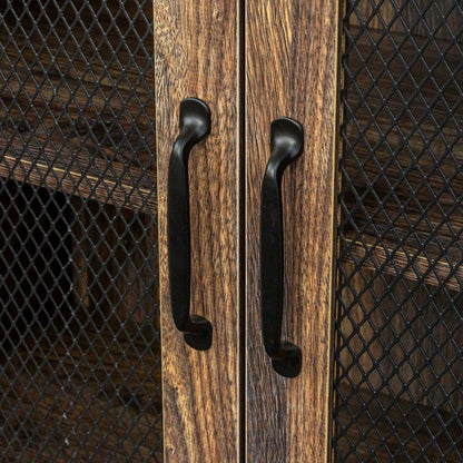 TV Stands for Living Room, Industrial TV Stand for Bedroom Furniture, Farmhouse TV Stand 80 Inch Television Stand, Modern Horizontal Wood and Metal Open Bookshelf