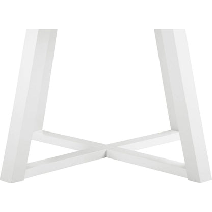 Varna 3-Piece Round Dining Set, Trestle Dining Table with 2 Stylish Chairs