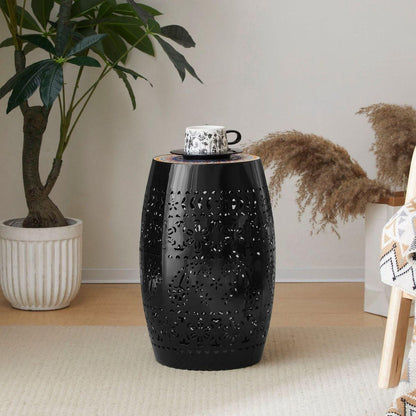 RUBY12" SIDE TABLE -BLACK