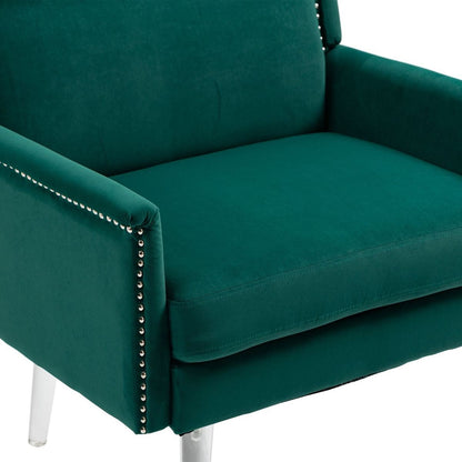 Accent Chair, Living Room Chair / leisure single sofa with acrylic feet