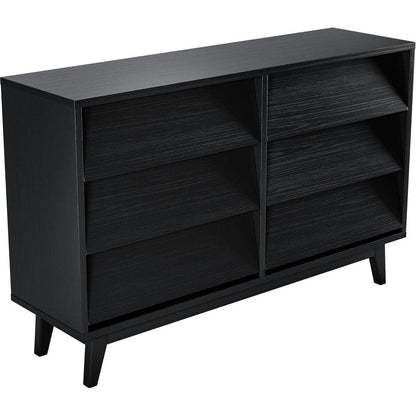6 Drawer Double Dresser Features Vintage-style and Bevel Design