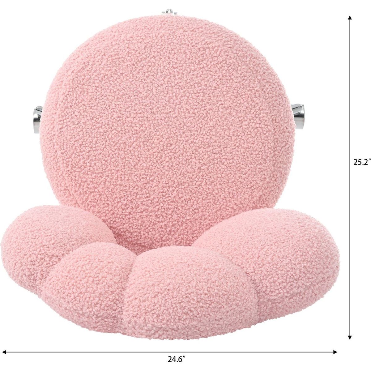 360Swivel Height Adjustable,Swivel Chair,Teddy fabric,home office chair