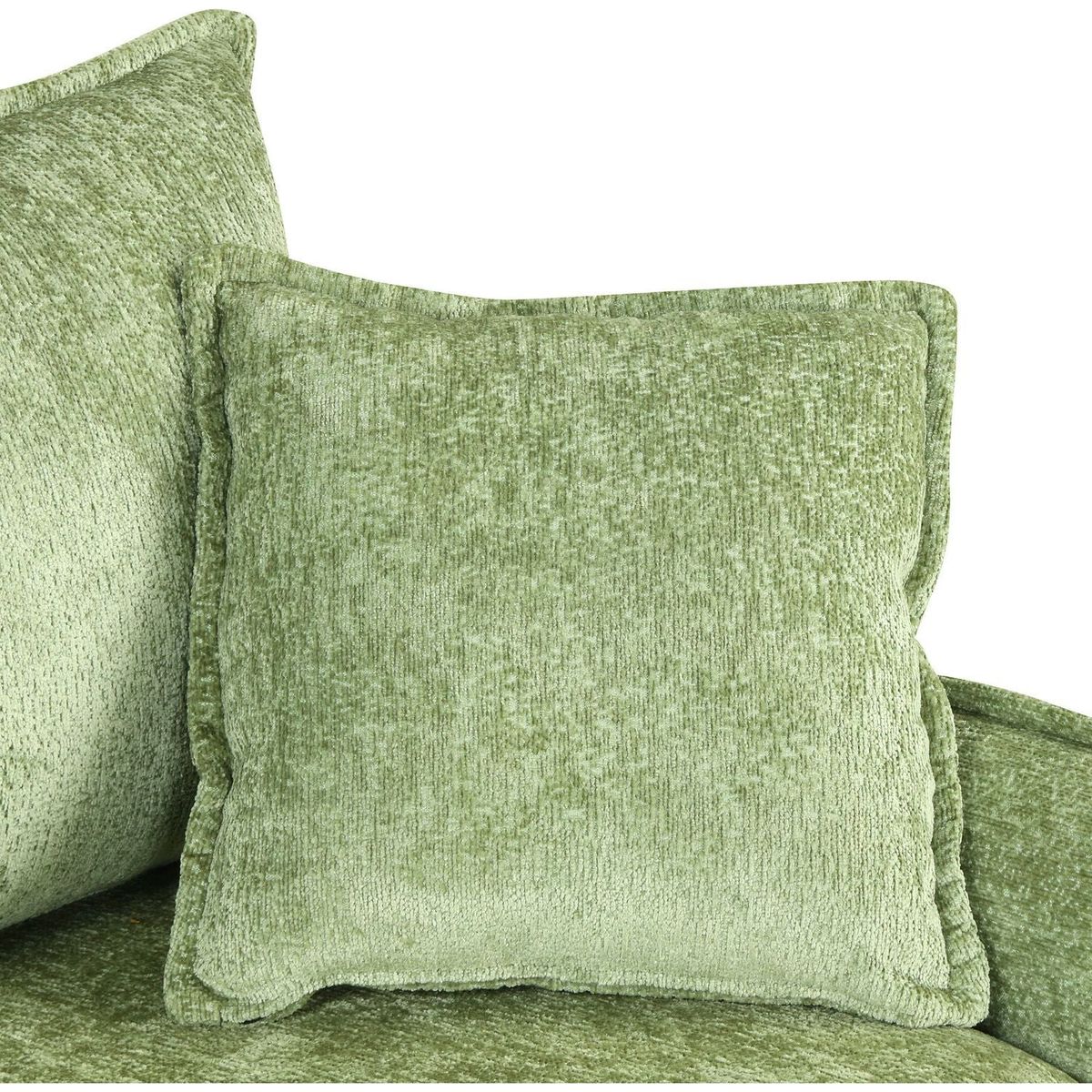 82.67"Convertible Sofa Bed Sectional Sofa Sleeper L-shaped Sofa with a Storage Ottoman,Two Pillows, Two Power Sockets and Two USB Ports for Living Room, Green