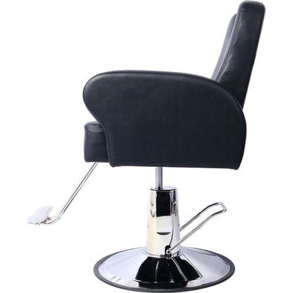 Artist hand Hair Stylist All Purpose Barber Chair for Barbershop Salon Chair,Heavy Duty Hydraulic Barber Chair Spa Furniture Shampoo Reclining Extra Wider Seat Beauty Hair Salon Equipment black