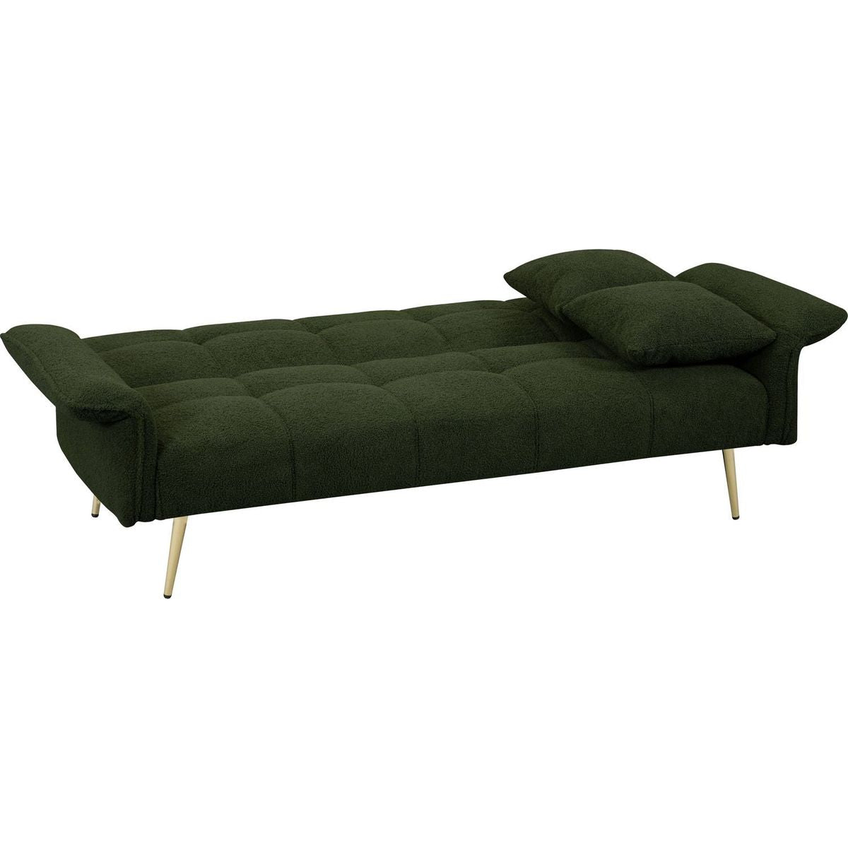 70.1 "futon sofa bed, convertible double sofa bed with folding armrests for living rooms and small Spaces