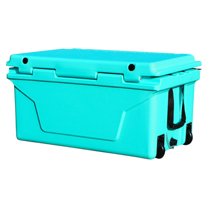 Hot Selling Blue color 65QT Outdoor cooler fish ice chest Box 2022 Popular Camping Cooler Box