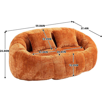 Bean Bag Chair Lazy Sofa Durable Comfort Lounger High Back Bean Bag Chair Couch for Adults and Kids, Indoor & Outdoor