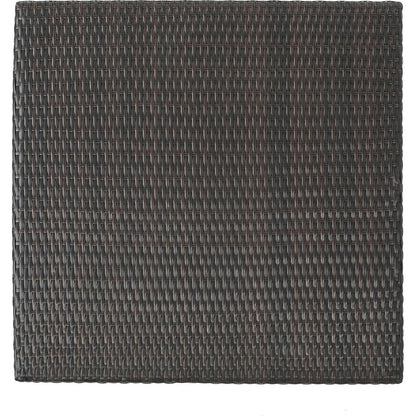 32" SQUARE WICKER BAR TABLE