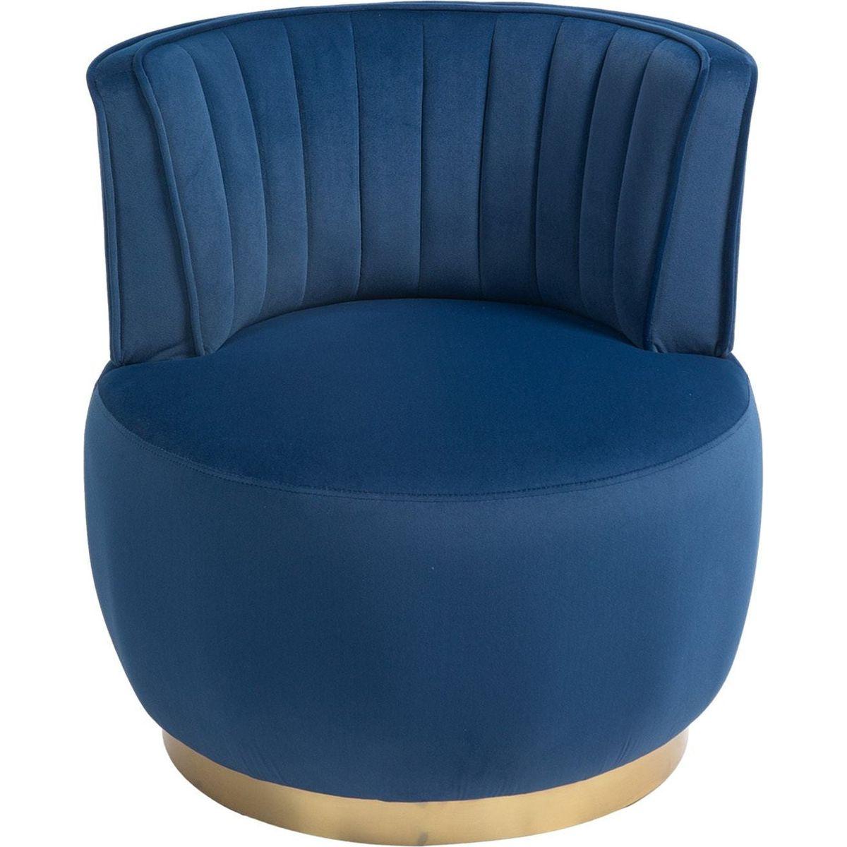 360 Degree Swivel Cuddle Barrel Accent Sofa Chairs, Round Armchairs with Wide Upholstered, Fluffy Velvet Fabric Chair for Living Room, Bedroom, Office, Waiting Rooms