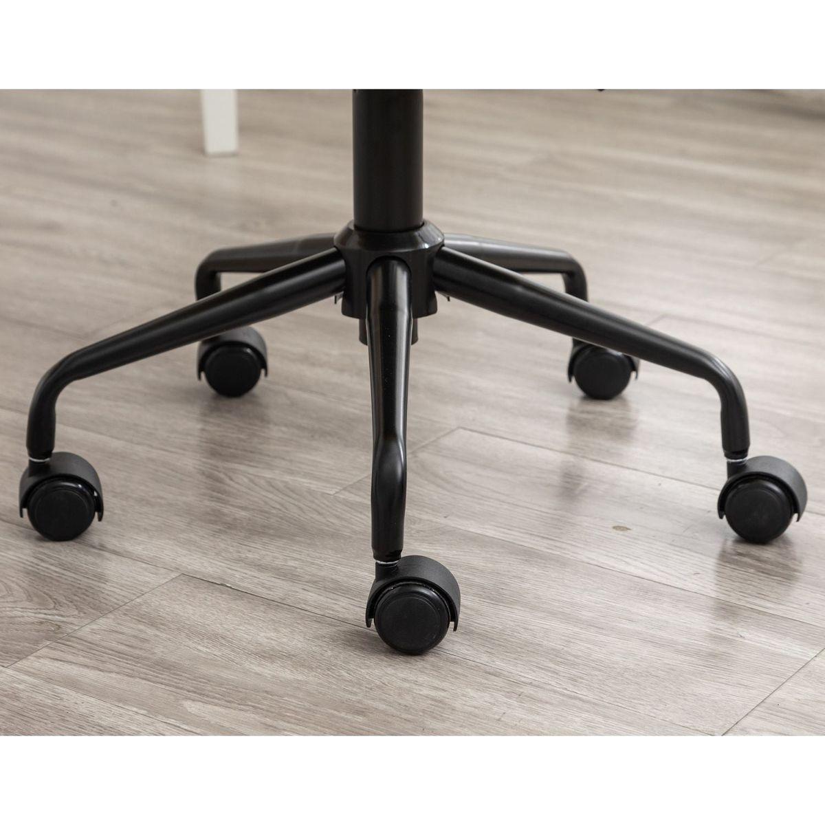 Eldon Diamond Tufted Adjustable Swivel Office Chair, Yellow