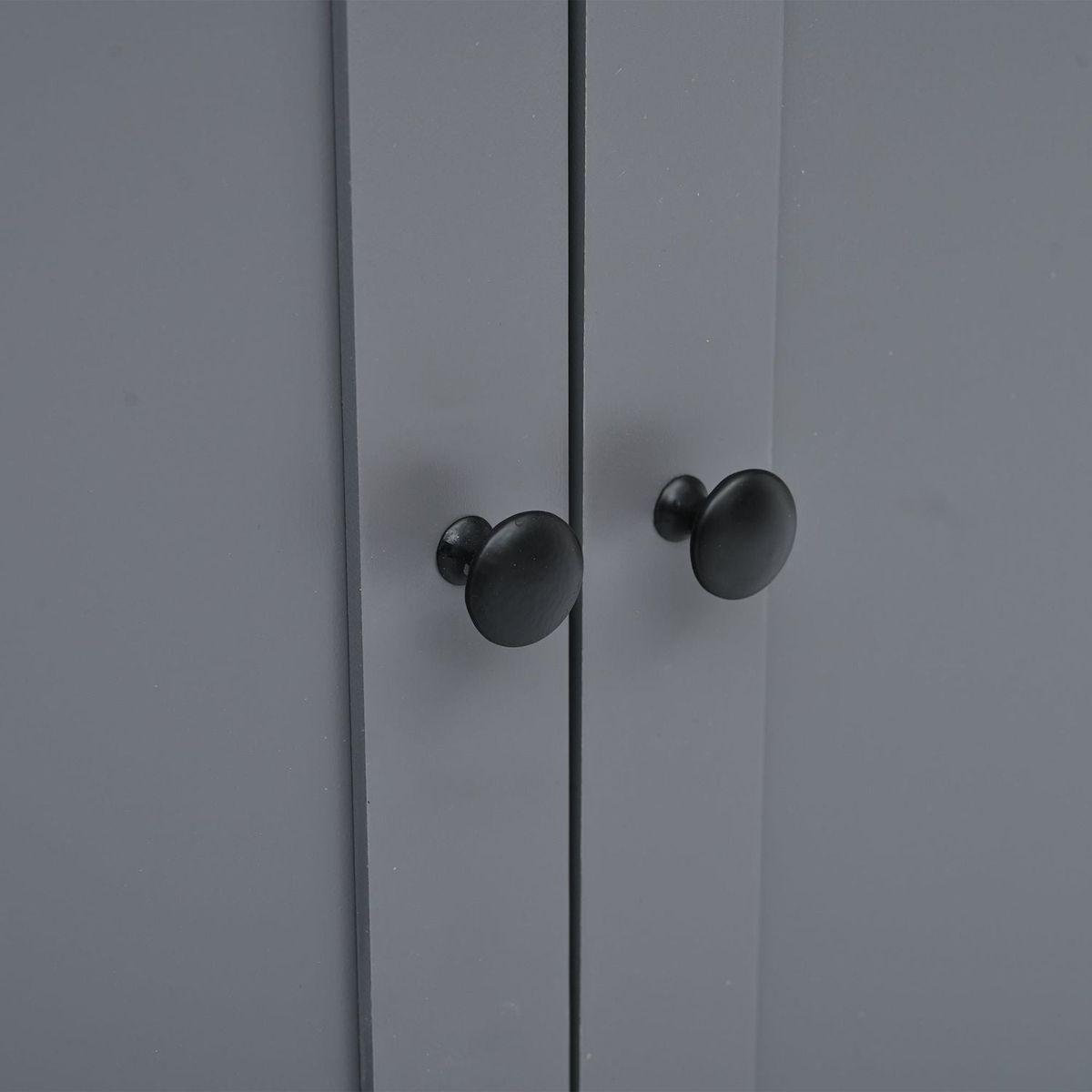 [Assembly Video Provided]40.2x20x71.3inch High Freestanding Kitchen Pantry Large Cupboard Storage Cabinet with 2 Drawers, 2 Adjustable Shelves, 8 Door Shelves for Kitchen, Dining Room,Gray