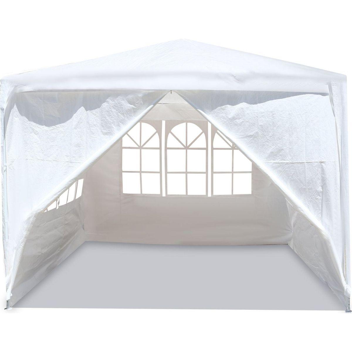 10'x10' Party Tent Outdoor Heavy Duty Gazebo Wedding Canopy + 4 Removable Walls