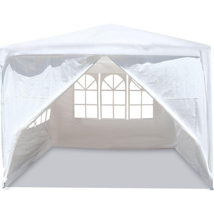 10'x10' Party Tent Outdoor Heavy Duty Gazebo Wedding Canopy + 4 Removable Walls