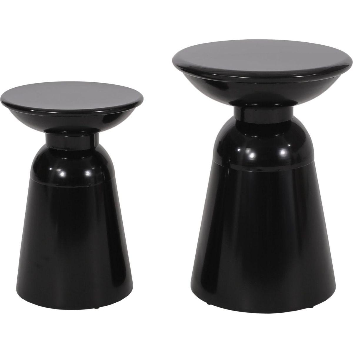Metal S/2 end table