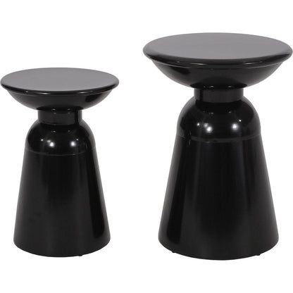 Metal S/2 end table