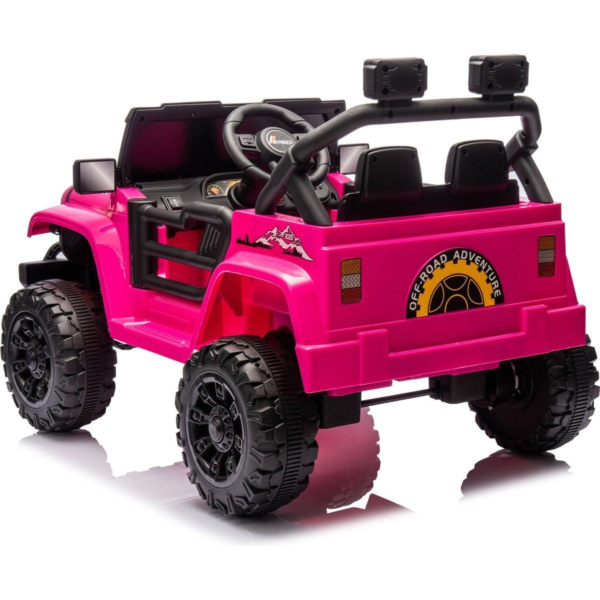 12V Kids Ride On Electric Car W/Parents Control,Dual drive, Four-wheel Suspension,With music,Bluetooth,MP3,USB,with headlights, steering wheel quick release,Slow start for Kids Aged 3-8.