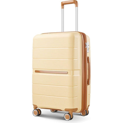 Luggage Sets 4 Piece(14/20/24/28) PP Lightweight & Durable Expandable suitcase