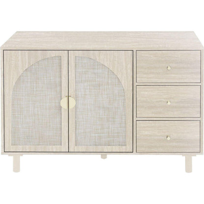 2 Door 3 Drawer Cabinet, Suitable for Bedroom, Living Room, Study