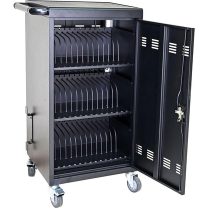 Mobile Charging Cart and Cabinet for Tablets Laptops 45-Device