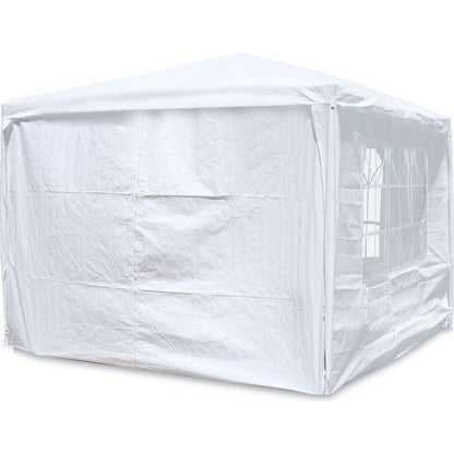 10'x10' Party Tent Outdoor Heavy Duty Gazebo Wedding Canopy + 4 Removable Walls