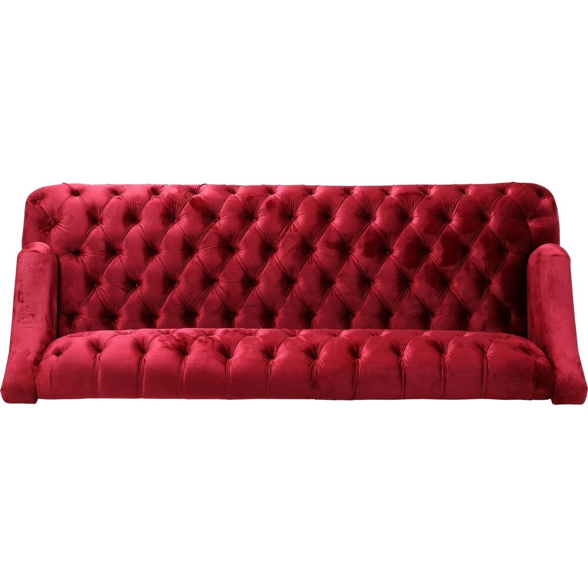 Comfy 3-seat Sofa with Wooden Legs, PU, for Living Room and Study