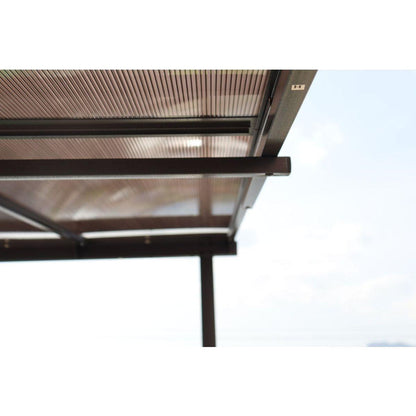 10' x 12' Outdoor Pergola Gazebo,Wall-Mounted Lean to Metal Awning Gazebo with Roof,Large Heavy Duty for Patio,Decks,Backyard