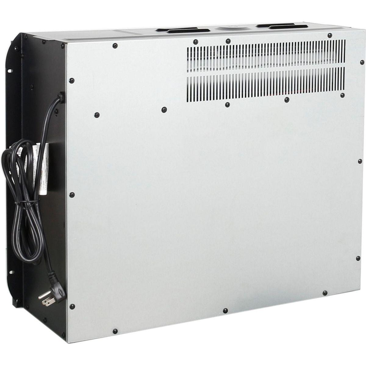 23 inch infrared quartz heater fireplace insert -woodlog version with brick