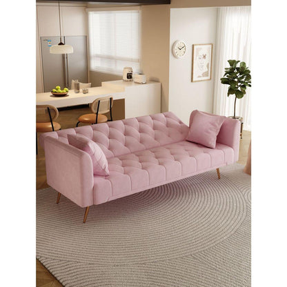 71" Convertible Double Folding Living Room Sofa Bed