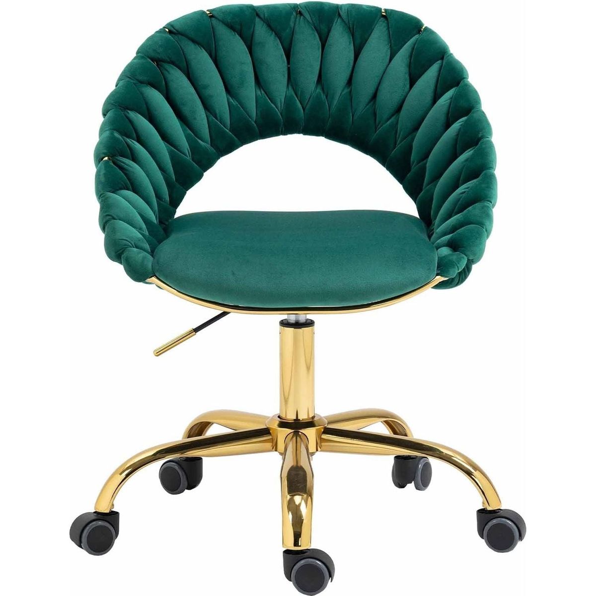 Computer Chair Office Chair Adjustable Swivel Chair Fabric Seat Home Study Chair