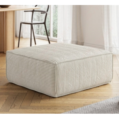 Sectional Sofa Ottoman , Cream