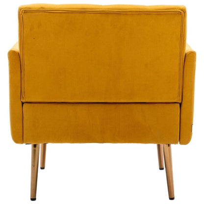 Accent Chair, leisure single sofa with Rose Golden feet