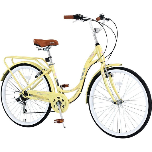 7 Speed, Steel Frame, Multiple Colors 24 Inch Ladies Bicycle