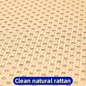 Dining Chairs Set of 2, Velvet Rattan Side Accent Chairs with Chrome Legs, Modern Mid Century Breuer Designed Chairs, Upholstered Dining Living Room Kitchen Chairs