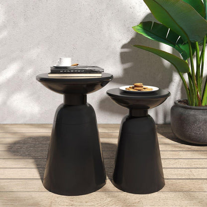Metal S/2 end table